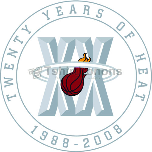 Miami Heat T-shirts Iron On Transfers N1069 - Click Image to Close